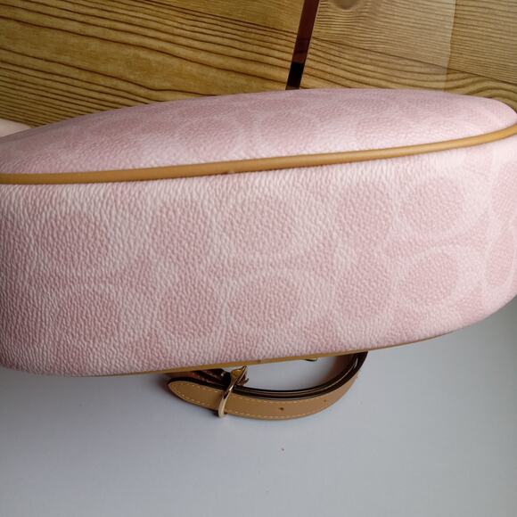 Coach Pink Powder Emily Shoulder Bag Crossbody With Charms - NEW In Hand CDW86 - Picture 8 of 8